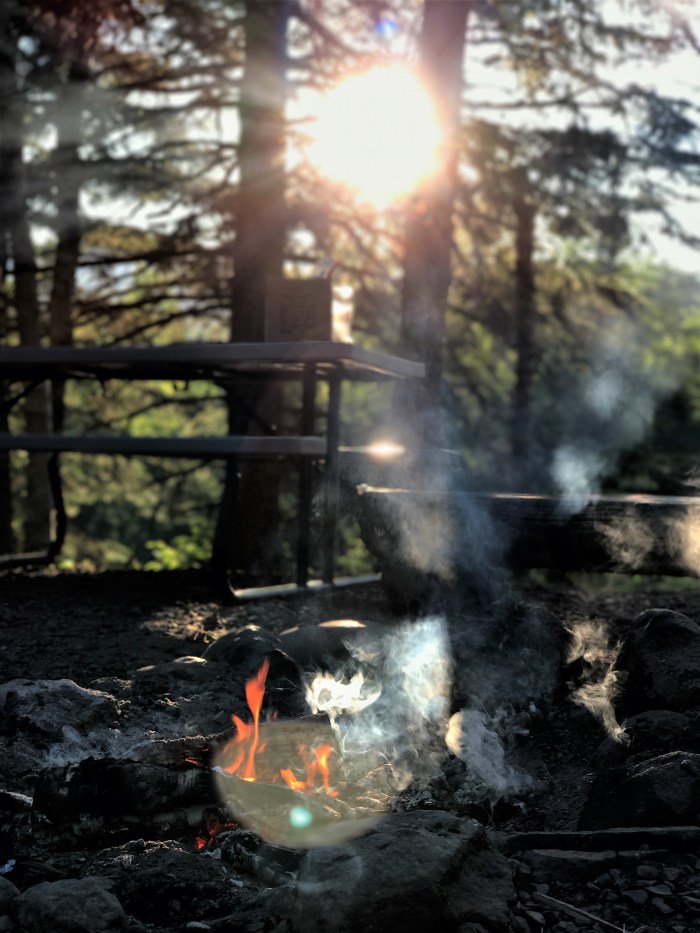 Every day is s'mores day at 142C Caribou Highlands, Lutsen MN.