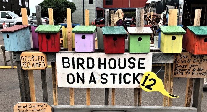 Birdhouse on a stick, taken July 2017, www.FromLutsenwithLove.com