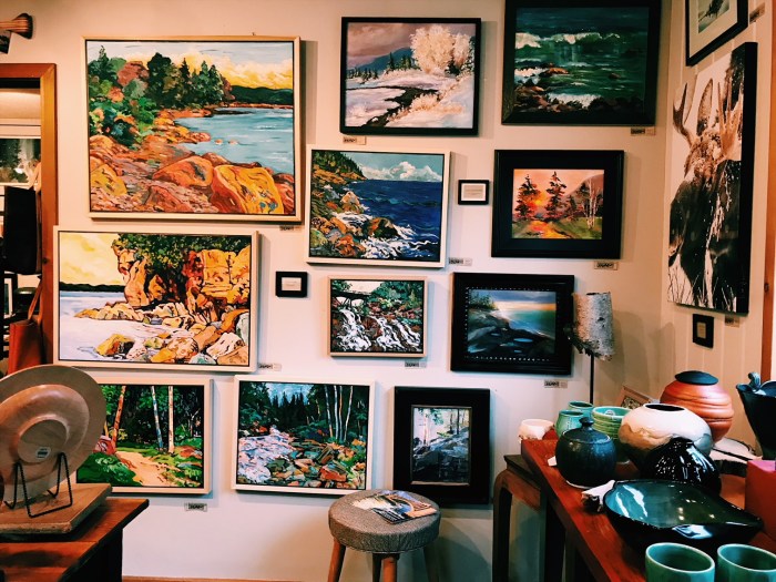 Art along every wall, in every corner - www.FromLutsenwithLove.com