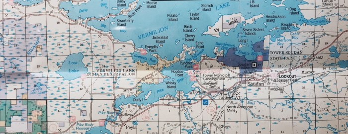 Soudan Mine Minnesota Map