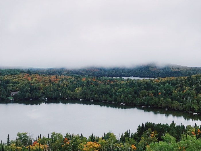 Caribou Lake Minnesota Fall colors from lutsen with love