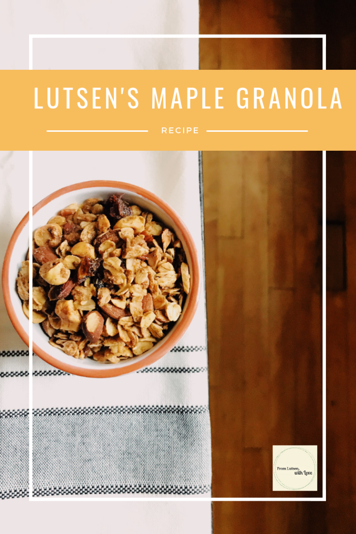 Lutsen Maple Granola Recipe